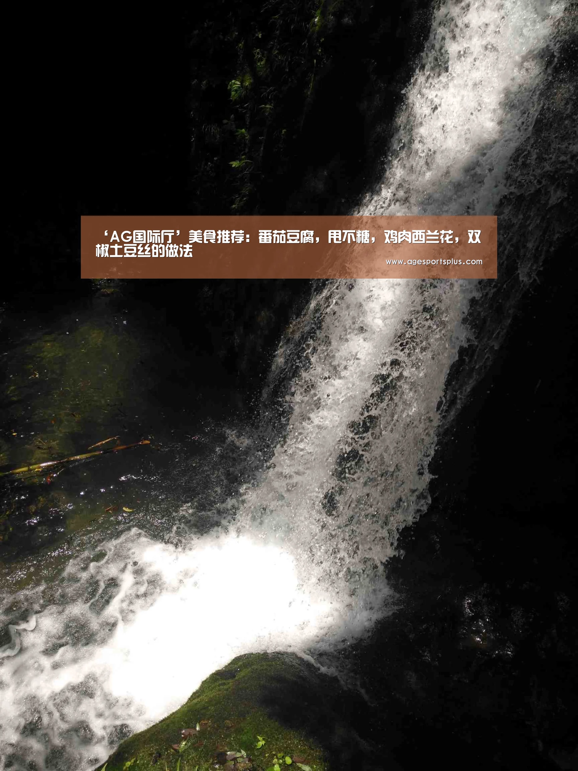 ‘AG国际厅’美食推荐:番茄豆腐,甩不糖,鸡肉西兰花,双椒土豆丝的做法(图1) AG国际厅