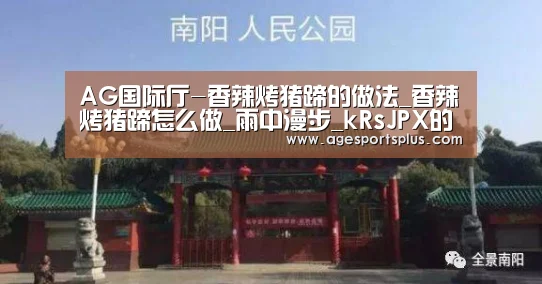 AG国际厅-香辣烤猪蹄的做法_香辣烤猪蹄怎么做_雨中漫步_kRsJPX的菜谱(图2) AG平台